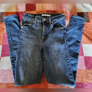 Levi's jeans mile high super skinny 25 xxs xs